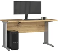 Biurka - Elior Nowoczesne biurko komputerowe dąb artisan - Rook - miniaturka - grafika 1