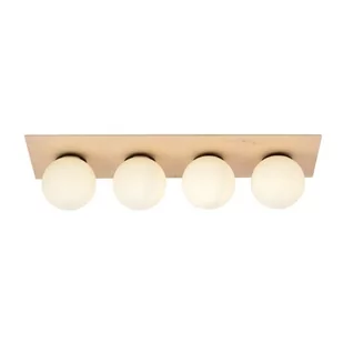 Emibig Kenzo lampa sufitowa 4-punktowa brązowa/biała 1142/4 - Lampy sufitowe - miniaturka - grafika 1