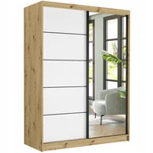 Szafy - Szafa przesuwna Rivano VI 150 cm z lustrem - miniaturka - grafika 1