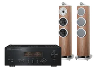 Zestawy stereo - Yamaha A-S1200 (czarny) + 804 D4 (orzech) - miniaturka - grafika 1