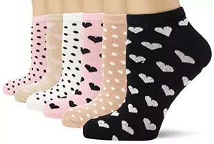 FM London Bambusowe skarpety treningowe dla kobiet (6-pak) | Super miękkie skarpety bambusowe zaprojektowane tak, aby utrzymać stopy w chłodzie dzięki właściwościom izolacyjnym, wzorzyste i gładkie - Skarpetki damskie - miniaturka - grafika 1