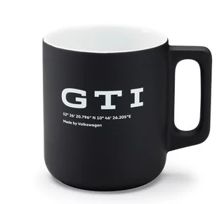 Vw Kubek Gti Czarny Porcelanowy 360 Ml - Kubki - miniaturka - grafika 1