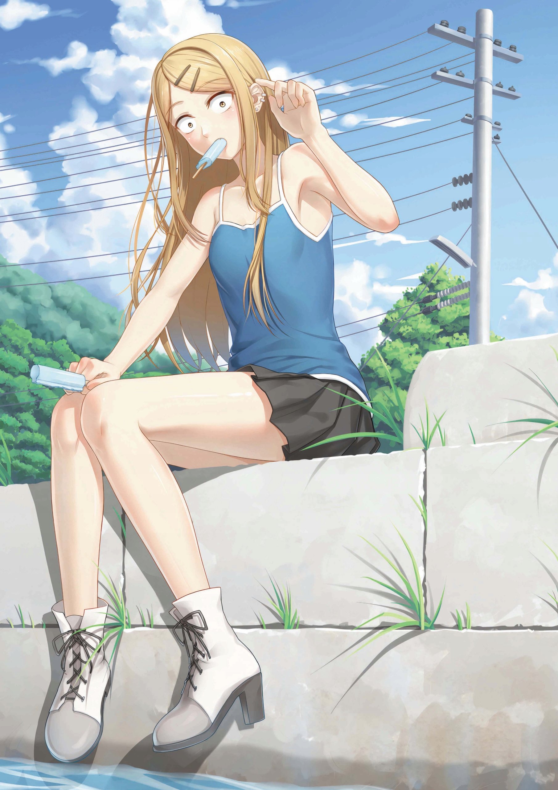 Plakat A3 anime manga Dagashi Kashi