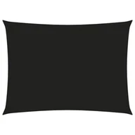 Parasole ogrodowe - vidaXL Prostokątny żagiel ogrodowy, tkanina Oxford, 3,5x5 m, czarny 135765 - miniaturka - grafika 1