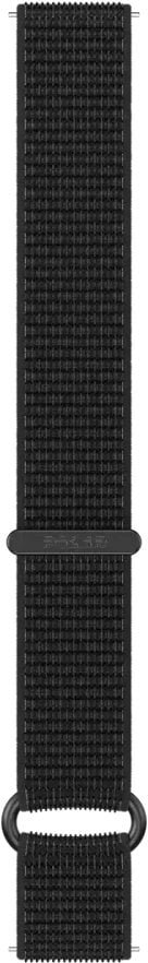 Polar Hook & Loop nylon bracelet, black, S-M