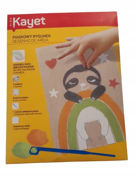 Piaskowy Rysunek Leniwiec - D1406