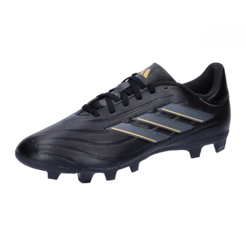 adidas Męskie buty piłkarskie Copa Pure Ii Club Elastyczne buty do piłki nożnej, Rdzeń, czarny, węglowy, złoty, spotykany, 42 EU