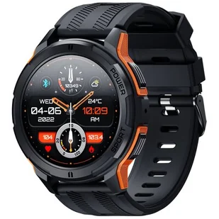 OUKITEL BT10 Rugged Sport Czarno-pomarańczowy - Smartwatch - miniaturka - grafika 1
