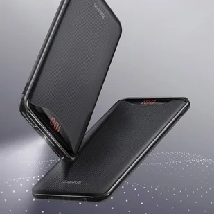 Baseus Gentleman power bank ładowarka 10000mAh 2x USB 2.1A czarny (PPLN-01) hurtel-54064-0 - Powerbanki - miniaturka - grafika 27