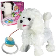 Figurki dla dzieci - Piesek Pudel Interaktywny Na Smyczy Chodzi Szczeka Chodzący Na Smyczy - miniaturka - grafika 1