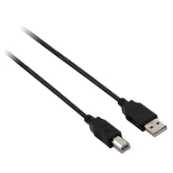Kable komputerowe i do monitorów - V7 V7E2USB2AB-03M kabel USB 3 m USB 2.0 USB A USB B Czarny V7E2USB2AB-03M - miniaturka - grafika 1