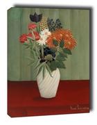 Obrazy i zdjęcia na płótnie - Bouquet of Flowers with China Asters and Tokyos, Henri Rousseau - obraz na płótnie Wymiar do wyboru: 40x60 cm - miniaturka - grafika 1