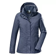 Kurtki damskie - Killtec Damska kurtka funkcyjna z odpinanym kapturem, wodoszczelna KOS 131 WMN JCKT, granatowa, 40, 38374-000 - miniaturka - grafika 1