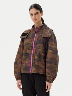 EA7 Emporio Armani Kurtka przejściowa 7W000263 AF13154 F6035 Brązowy Loose Fit - Kurtki damskie - miniaturka - grafika 1