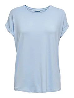 Koszulki i topy damskie - ONLY Damska koszulka Onlmoster S/S O-neck Top Noos Jrs, Cashmere Blue, XXS - grafika 1