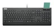 Klawiatury - Lenovo Smartcard Wired Keyboard II klawiatura Dom/Biuro USB US English Czarny 4Y41R64685 - miniaturka - grafika 1