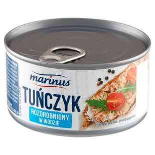 Tuńczyk Rozdrobniony W Wodzie Marinus 185 G - Konserwy i dania rybne - miniaturka - grafika 1