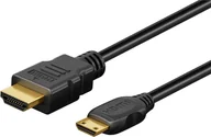 Kable komputerowe i do monitorów - Goobay 74431 kabel HDMI 3 m HDMI Typu A (Standard) HDMI Type C (Mini) Czarny 74431 - miniaturka - grafika 1