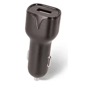 Ładowarki samochodowe - Ładowarka samochodowa Setty USB 1A czarna - miniaturka - grafika 1