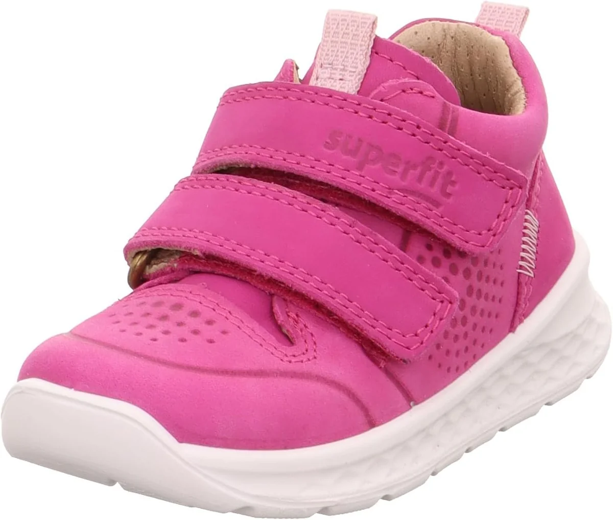 Buty do nauki chodzenia skórzane z rzepem unisex rozmiar 20