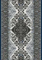 Dywany - Chodnik polski Agnella Isfahan LEYLA granat wełna - miniaturka - grafika 1