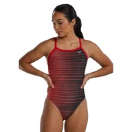 Stroje kąpielowe - Strój Kąpielowy Tyr Diamondfit Durafast Elite Speedwarp – Czerwony – Rozmiar 28 - miniaturka - grafika 1