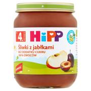 Desery dla dzieci - Hipp Śliwki z jabłkami BIO po 4 miesiącu 125g - miniaturka - grafika 1