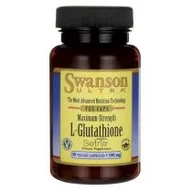 Odchudzanie i oczyszczanie - Swanson, Usa L-Glutation 500mg Suplement diety 30 kaps. - miniaturka - grafika 1