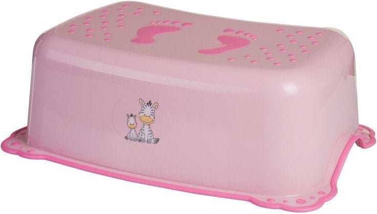 MALTEX PODNÓŻEK ZEBRA JASNY RÓŻ 5903067009588