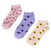 Skarpetki dla dzieci - Skarpety JENNY 7KB-001-SS25 (3-PACK) Beżowy - miniaturka - grafika 1