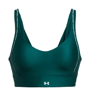 Stanik treningowy Under Armour UA Infinity Low 2.0 Strap Bra Zielony - Biustonosze - miniaturka - grafika 1