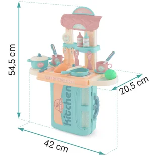 Kuchnia z walizką dla dzieci Ricokids 772901 - Zabawki AGD - miniaturka - grafika 9