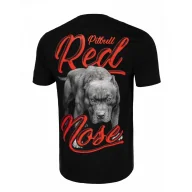 Odzież taktyczna i umundurowanie - Koszulka Pit Bull 190 Regular Series Red Nose '24 - Czarna M - miniaturka - grafika 1