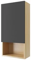 Szafki łazienkowe - EXCELLENT EXCELLENT MLEX.0105.400.BLGR Tuto Szafka Wisz Front 40x80Dąb/Szary - miniaturka - grafika 1