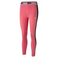 Legginsy - Damskie Legginsy PUMA TRAIN PUMA STRONG FASHION COLORBLOCK TIG 52311163 – Pomarańczowy - miniaturka - grafika 1