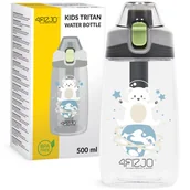 Butelki dla niemowląt - BUTELKA NA WODĘ BIDON DLA DZIECKA NAPÓJ DO SZKOŁY SPORTOWA TRITAN 500 ML - miniaturka - grafika 1