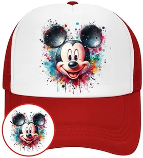 Czapka z Daszkiem Myszka Miki Czerwona z Nadrukiem Lato Siatka Bejsbolówka - Czapki i chusty sportowe męskie Czapka z Daszkiem Myszka Miki Czerwona z Nadrukiem Lato Siatka Bejsbolówka - Czapki i chusty sportowe męskie - miniaturka - grafika 1