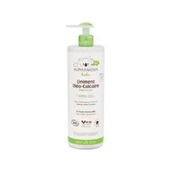 Kosmetyki kąpielowe dla dzieci - Emulsja oczyszczająca do okolic pieluszkowych BIO emolient 400ml ALPHANOVA - miniaturka - grafika 1