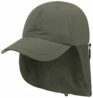 Czapki i chusty sportowe męskie - Czapka z Ochroną Syzi Supplex by Lipodo, oliwkowy, L (57-58 cm) - miniaturka - grafika 1