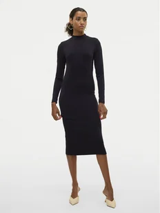 Vero Moda Sukienka codzienna Mary 10314441 Czarny Slim Fit - Sukienki - miniaturka - grafika 1
