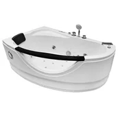 Wanny z hydromasażem - Wanna z hydromasażem narożna 169x90 cm lewa MO-0024 - miniaturka - grafika 1