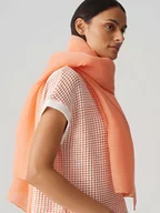 Apaszki i szaliki damskie - OPUS Szal w kolorze pomarańczowym - miniaturka - grafika 1