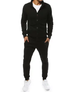 Dres męski czarny Dstreet AX0229-XXL - Dresy męskie - miniaturka - grafika 1