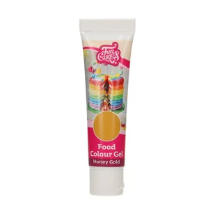 Barwnik spożywczy FunCakes Food Colour Gel 30g Honey Gold - ZŁOTY - Dodatki do ciast w proszku - miniaturka - grafika 1