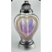 Lampiony i znicze - Znicz serce tęcza 42 cm - miniaturka - grafika 1