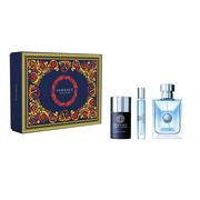 Zestawy perfum męskich - Versace, Pour Homme, Zestaw perfum, 3 szt. - miniaturka - grafika 1