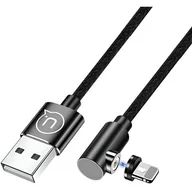 Kable USB - USAMS Kabel 90 Stopni Magnetyczny Do Iphone'a 1M - miniaturka - grafika 1