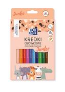 Kredki, ołówki, pastele i pisaki - Oxford, Kredki ołówkowe Kids Jumbo, 12 szt. - miniaturka - grafika 1