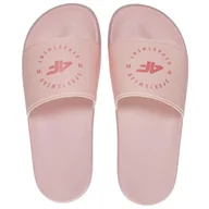 Klapki i japonki damskie - Klapki 4F W H4L21-KLD002 56S różowe - miniaturka - grafika 1