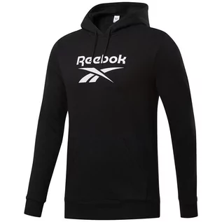 Bluzy sportowe męskie - Bluza męska Reebok Classic F Vector czarna - grafika 1